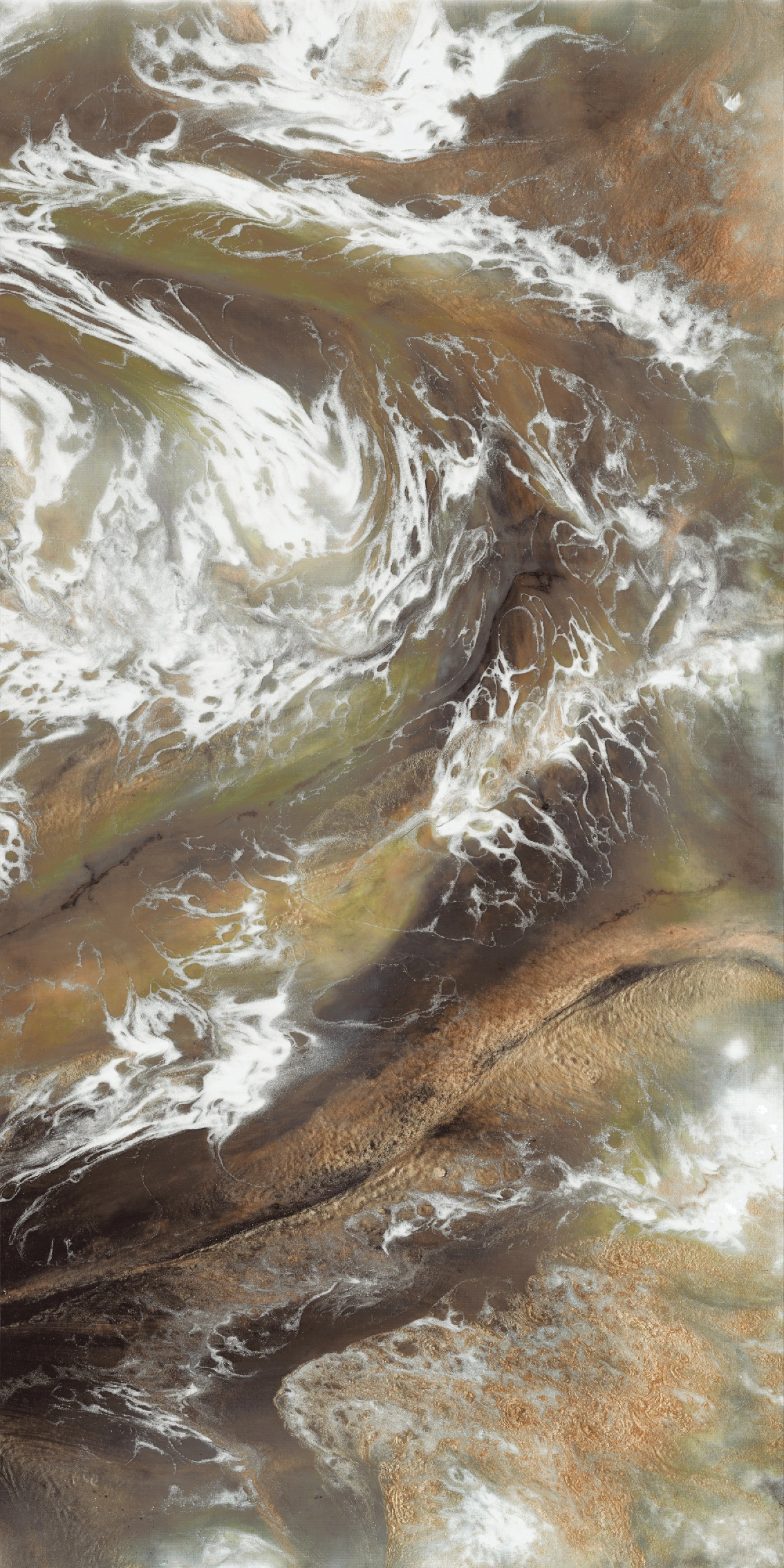 Glancētas flīzes ar zelta kristāliem GOLDEN LUXURY, 60x120 cm, TS
